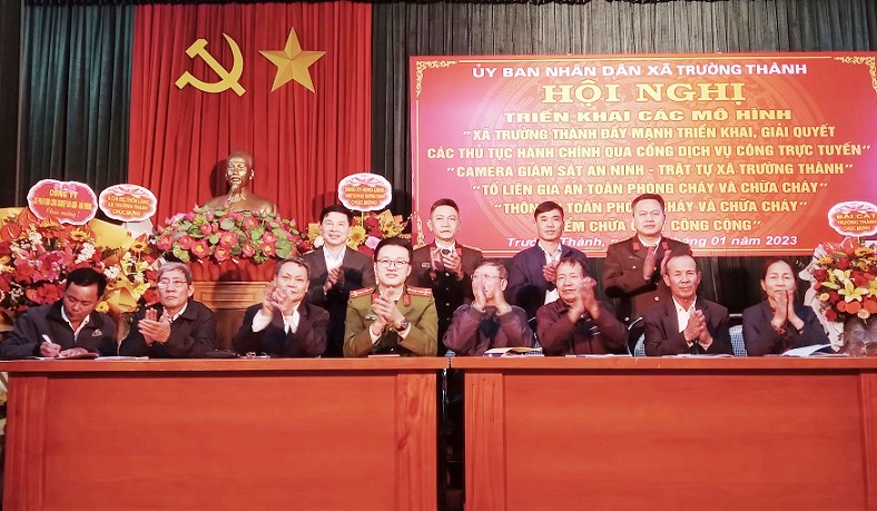 Huyện An Lão: Xây dựng 5 mô hình phong trào toàn dân bảo vệ ANTQ tại xã Trường Thành